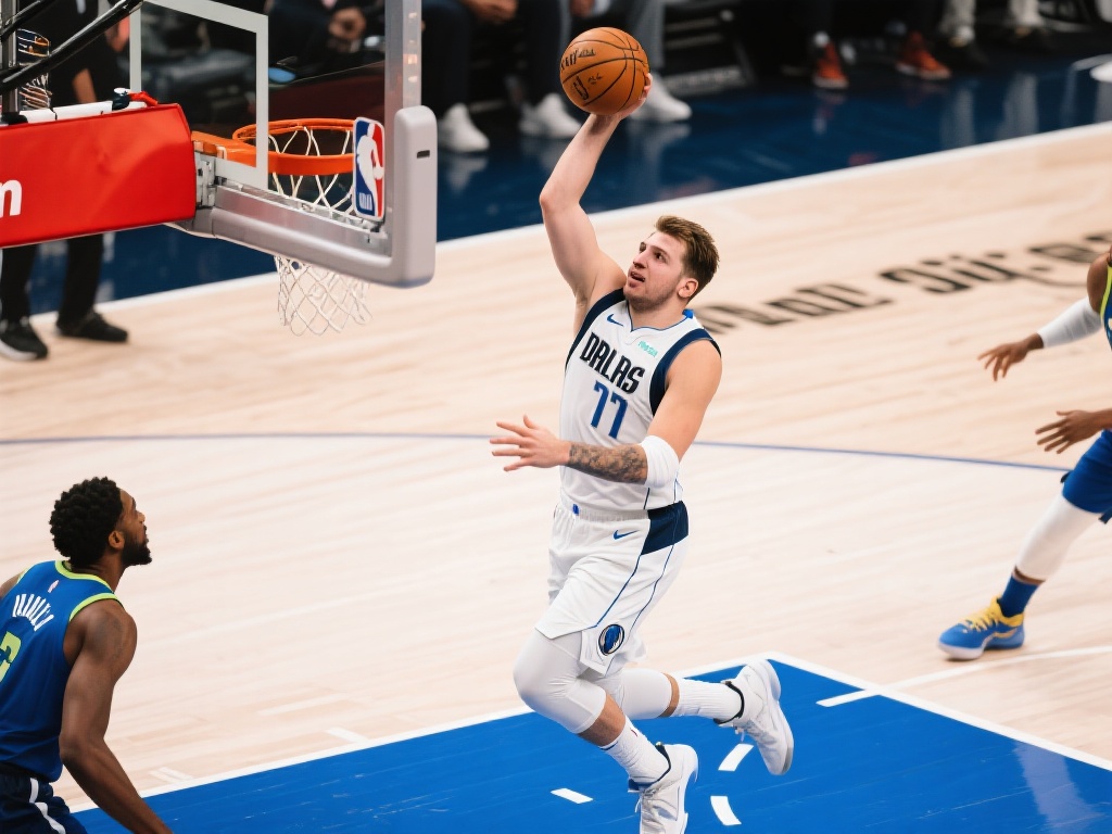 东契奇打板妙手回春 詹姆斯上篮强势回应 东契奇作为达拉斯独行侠的核心球员,他的技